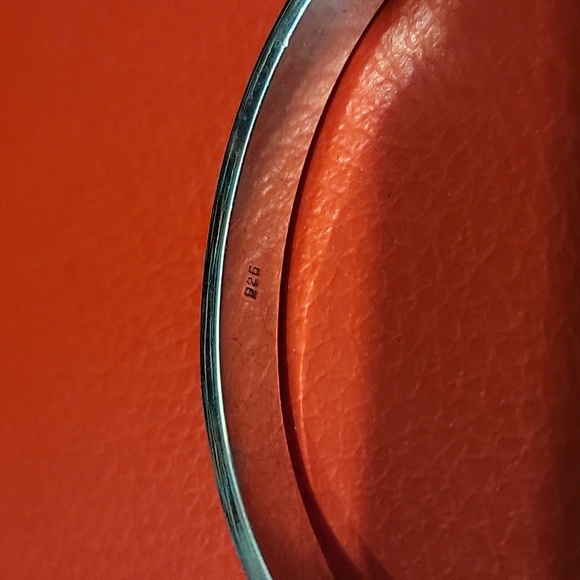 Sterling Silver Bangle - Picture 3 of 3